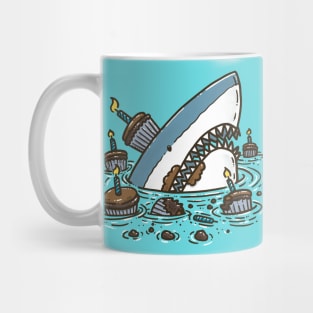 Cupcake Destruction Shark Mug